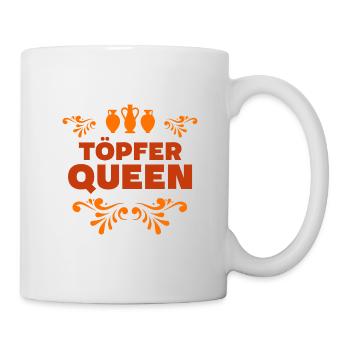 Töpfer Queen - Tasse - Weiß - Rechts