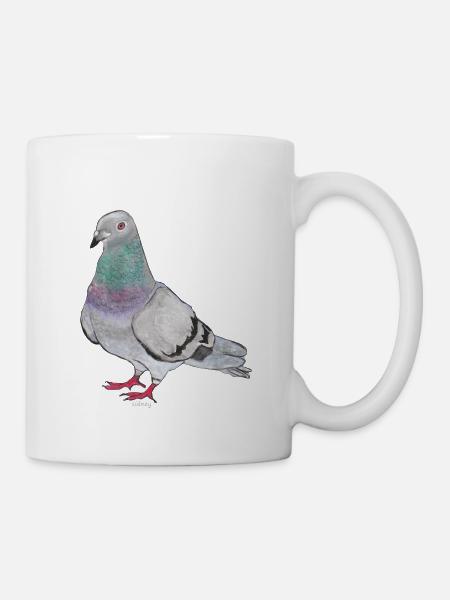 Wester Stadttaube - Mug blanc - blanc