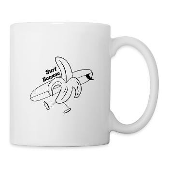 Banane - Mug blanc - blanc - Droite