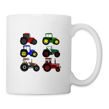 Traktor Agrar I Landwirtschaft Trecker Lohner - Tasse - Weiß - Rechts