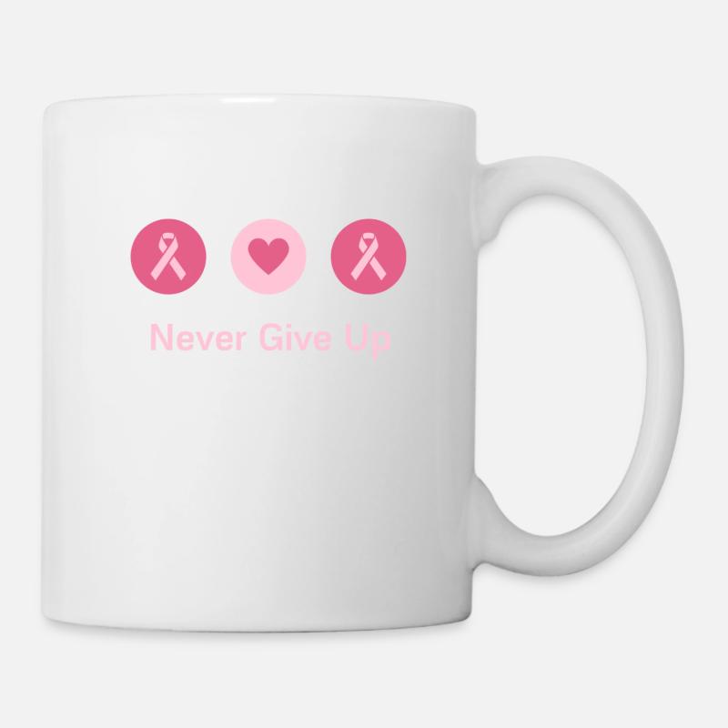 Prävention von Brustkrebs - Tasse - Weiß