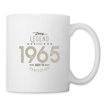 LIVING legend since 1965 57th Anniversary Gift - Mug - white - Right