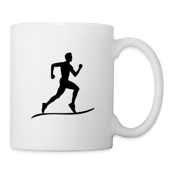 Runners High and Runner's Flow - Tasse - Weiß - Rechts
