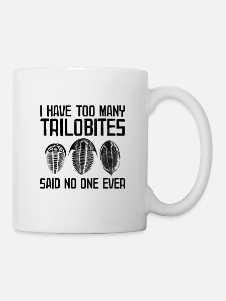 Fossils Collect Paleontologists Fossil Gifts - Mug - white