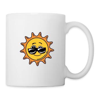 Soleil - Mug blanc - blanc - Droite