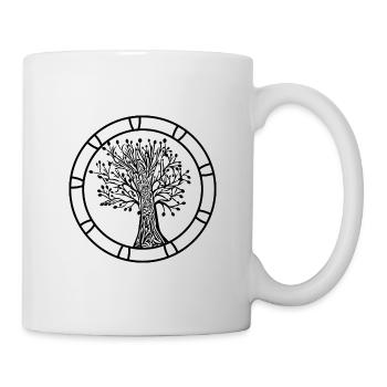 Tree Of Life Mandala Celtic, Vikings, Norse - Mug - white - Right