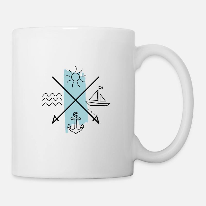 Sea (coloured) - Mug - white