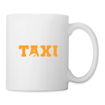 Taxi -Labor Taxibetreiber Geschenk - Tasse - Weiß - Rechts