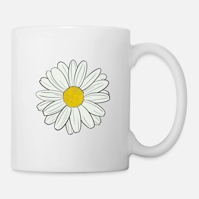 Gänseblümchen - Tasse - Weiß