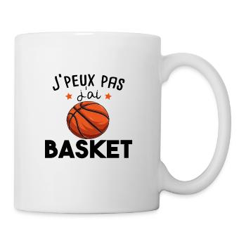 Basketball Basketteur Basket Basketteuse Humour - Mug blanc - blanc - Droite