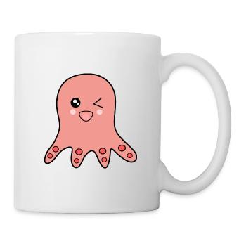 Octopus marine animals - Mug - white - Right