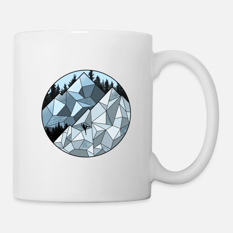 Mur d’escalade - Mug blanc - blanc