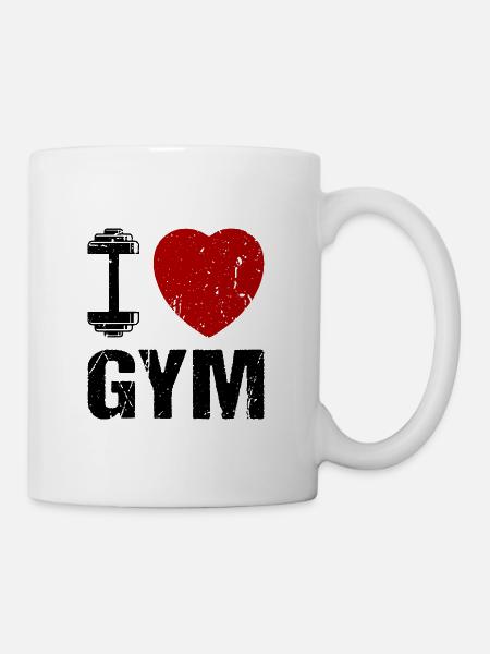 J’adore Gym Gym Sports - Mug blanc - blanc