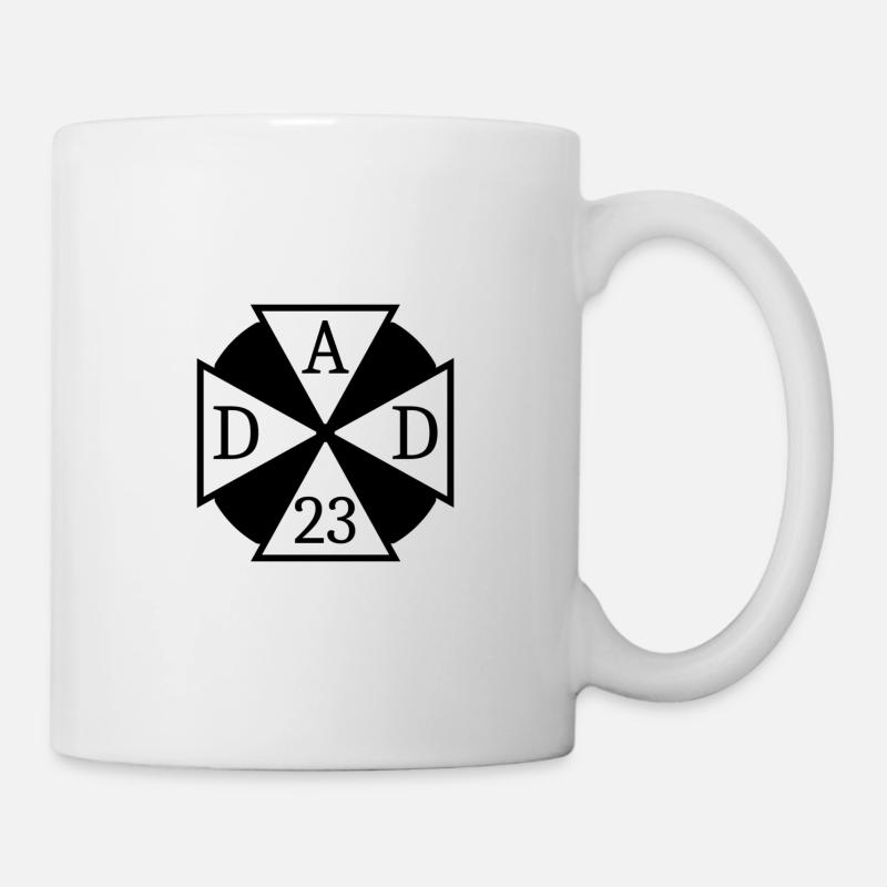 Vater Dad 2023 Geschenkidee - Tasse - Weiß