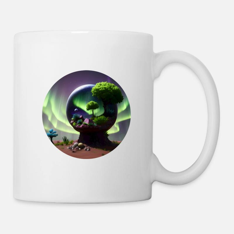 Northern Lights Bulb - Mug - white