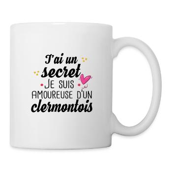 Clermontois Clermont Ferrand Amoureuse Humour - Mug blanc - blanc - Droite