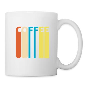 Kaffee | Kaffeetasse, latte, cappuccino, Cafe - Tasse - Weiß - Rechts