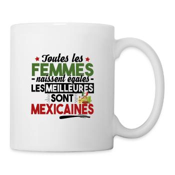 Mexicaine Mexique Femme Cadeau Espagnol Humour - Mug blanc - blanc - Droite