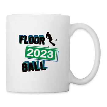 Floorball 2023 Floorballer Floorballspiel Hockey - Tasse - Weiß - Rechts