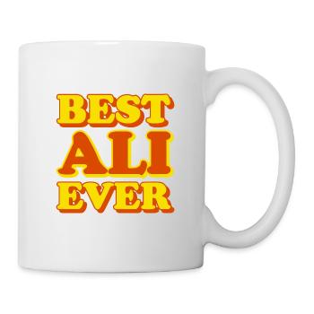 Ali First Name Funny Gift - Mug - white - Right