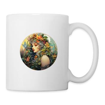 Mutternatur Muttererde Naturgöttin Weiblichkeit 3 - Tasse - Weiß - Rechts