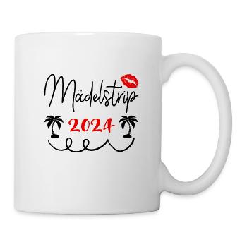 Mädelstrip 2024 Girls Trip Mädelstour Mädlstrip - Tasse - Weiß - Rechts
