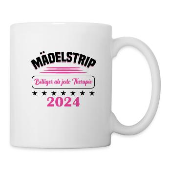 Mädelstrip 2024 Girls Trip Mädelstour Mädlstrip - Tasse - Weiß - Rechts