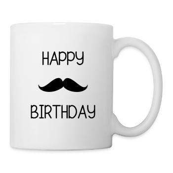 HAPPY BIRTHDAY. HAPPY BIRTHDAY. ANNIVERSARY. - Mug - white - Right