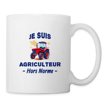 Je suis agriculteur hors norme. Idée cadeau - Mug blanc - blanc - Droite