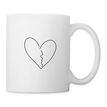 broken heart - Mug - white - Right