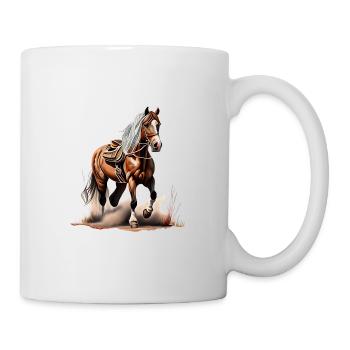 A cowboy horse - Mug - white - Right