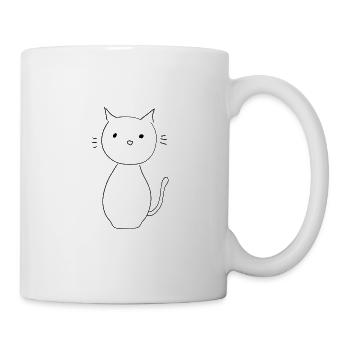 Cat Animal Symbol Cute - Mug - white - Right