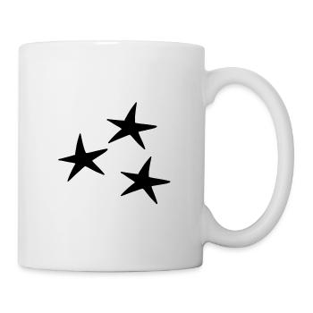 Star pattern icon - Mug - white - Right