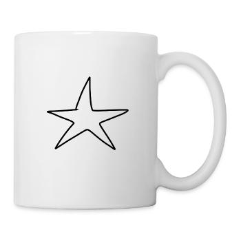 Stern symbol muster - Tasse - Weiß - Rechts
