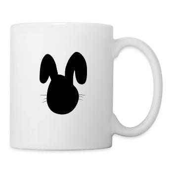 Hase Tier Symbol Tiere - Tasse - Weiß - Rechts