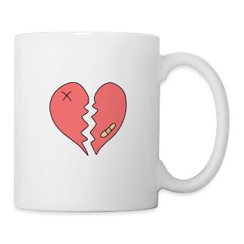 Heart Broken Scars - Mug - white - Right