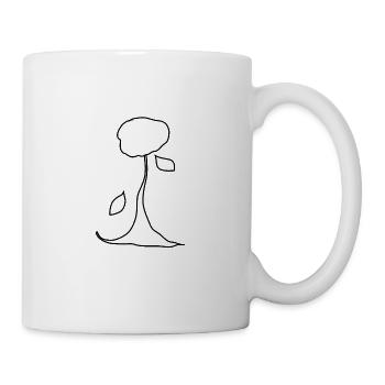 tree plant nature shape symbol - Mug - white - Right