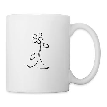 Flower Plant Symbol Nature Shape - Mug - white - Right