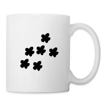Flower pattern plant symbol nature flowers - Mug - white - Right