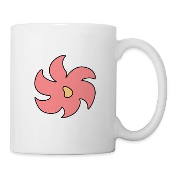 Symbole Plante Fleur Rose - Mug blanc - blanc - Droite
