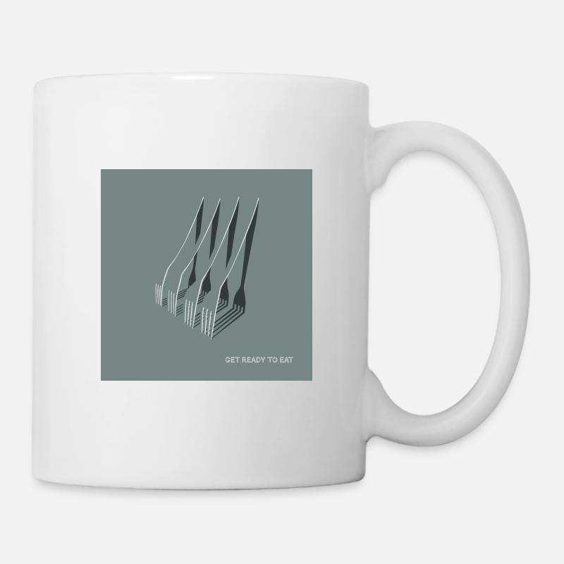 Get ready to eat - Mug - white