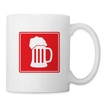 Durstlöscher Bier - Tasse - Weiß - Rechts