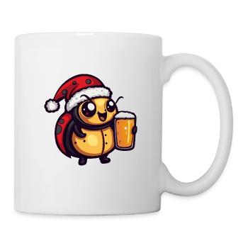 Bière Ladybug Noël - Mug blanc - blanc - Droite