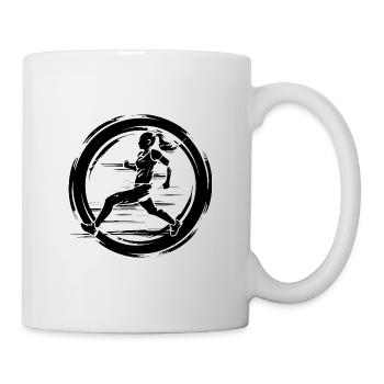 Running Marathon Woman - Mug - white - Right