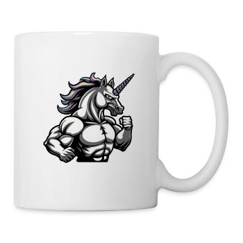 Unicorn Muscles Fitness - Mug - white - Right