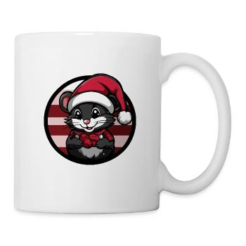 Souris Noël Noël - Mug blanc - blanc - Droite