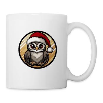 hibou Noël Noël - Mug blanc - blanc - Droite
