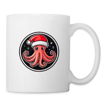 Octopus Christmas X-Mas - Mug - white - Right