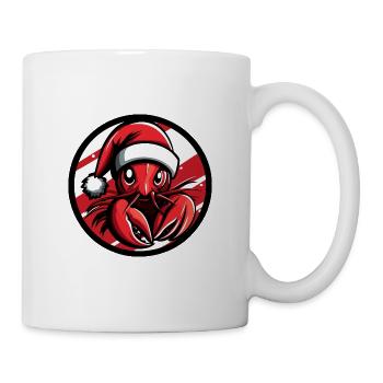 Noël de Noël au crabe de homard - Mug blanc - blanc - Droite