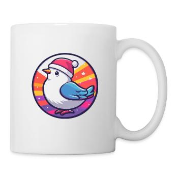 Dove Bird Christmas X-Mas - Mug - white - Right